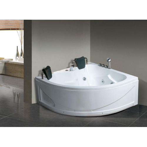 Double Deluxe Massage Bathtub Small Corner Tub