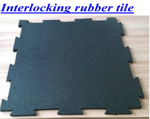 interlock rubber tile