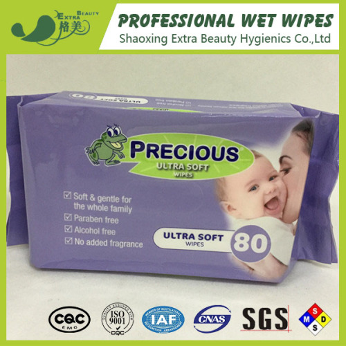 Hot Sell Disposable Alcohol Free Baby Wet Wipes