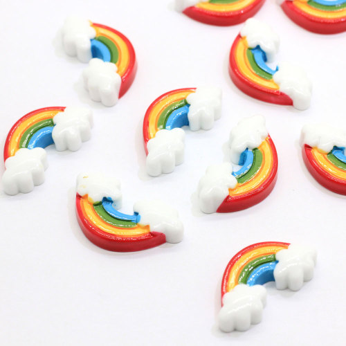 30mm Mooie Kleurrijke Cloud Resin Plaksteen Cabochons Voor Haarboog Centra DIY Scrapbooking Decoratie