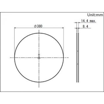 Serpihan dari 1.0 hingga 1.4mm dalam Ketinggian