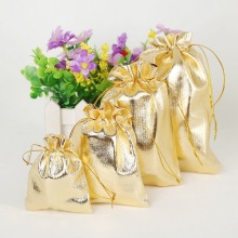 Gold Foil Decorative Factory-Manufactured Candy Gift Bags: Perfect Wedding Party Favor & Christmas Packaging