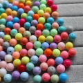 Χρώμα 20mm Gumball Acrylic Solid Beads