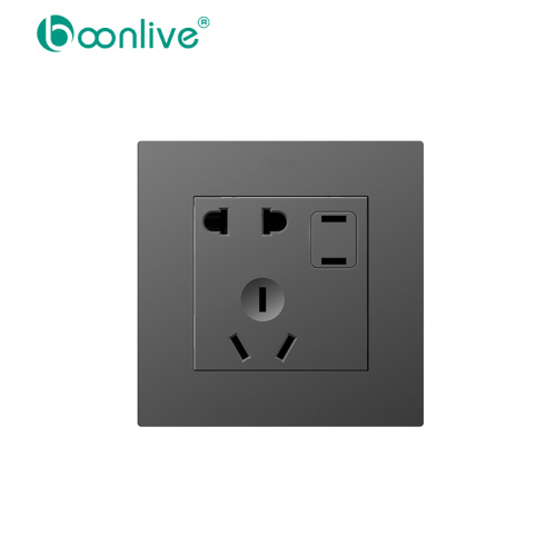 Socket universel 5 Prise de port avec USB