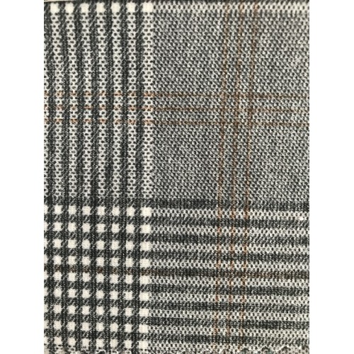 Plaid Knitting Jacquard Fabric