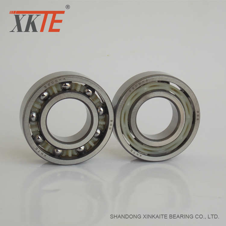 Polyamide Cage Conveyor Idler Roller Bearing 6205 KA/TN9