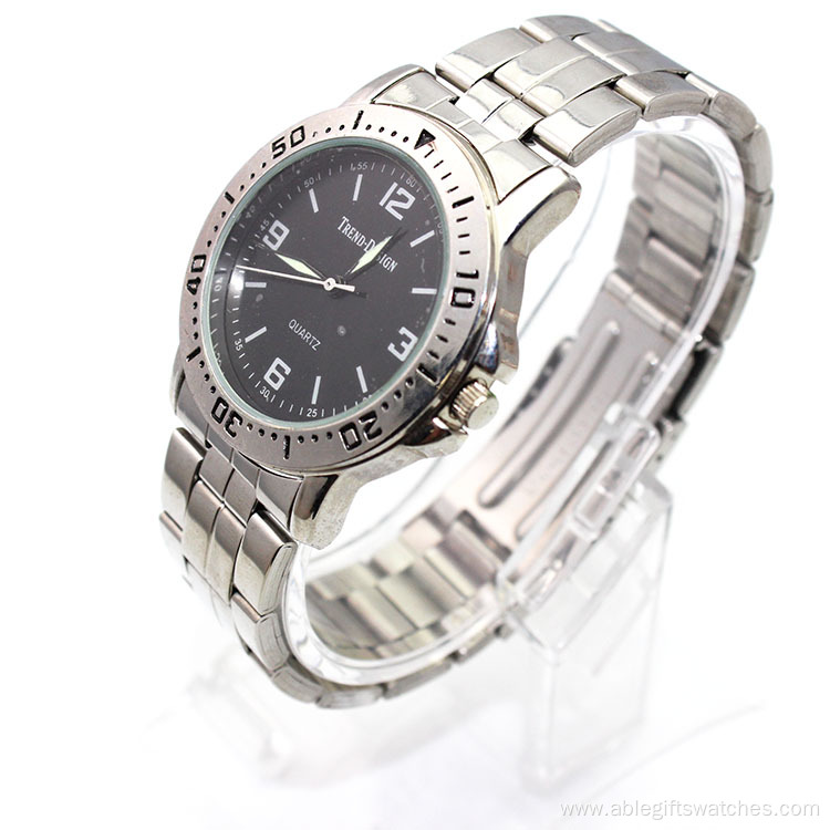 Luxurious Business Silver Metal Watch