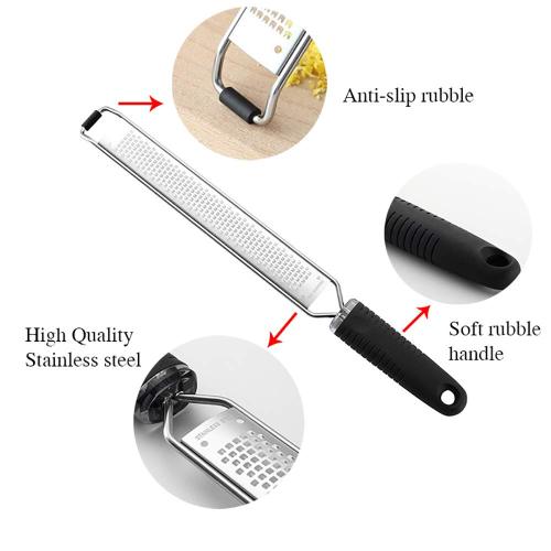 Zester de râpe à fromage professionnel pour citron