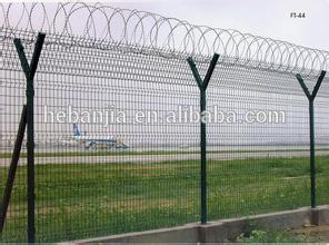 ISO9001 factory Anjia airport wire nesh fence panels