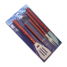 Stainless Steel Barbecue Tools Set With Blister Packaging