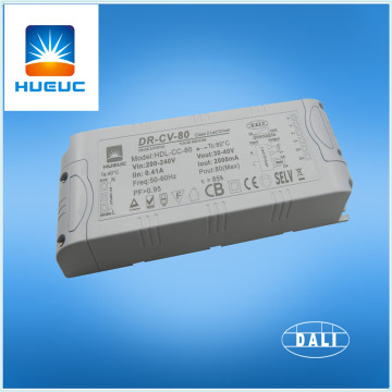 80 plastica dali dimmable led dirver