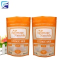 Wholesale cookies emballage mylar ziplock sacs