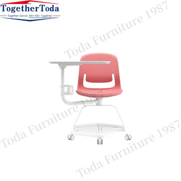 Training Chair With Writing Board Institutional Hall Chair