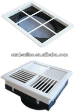 compact and adjustable square louver grille P300