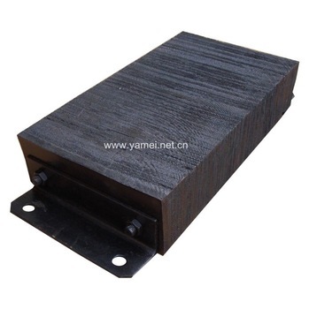 26 x 12 x 4.5 In Laminated Rubber Dock Bumper
