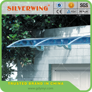 DIY transparent door canopy tents canopy patio cover with plastic bracket canopy roof