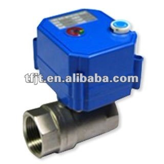 motor operated valve for oil and gas with position indicator and manual override function for replacing solenoids valve