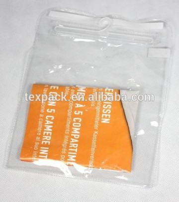 PVC clear packaging bag for bedsheets