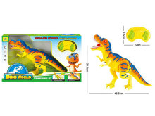 DINOSAUR ISLAND TOYS INFRARED R/C DINOSAUR , WITH SOUND AND LIGHT