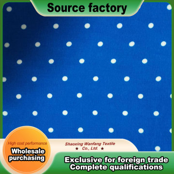 Large white dots on blue background