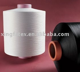 polyester spandex covered yarn