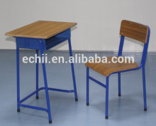 used school desk chair/ school student shelf desk and chair/cheap school desk and chair/