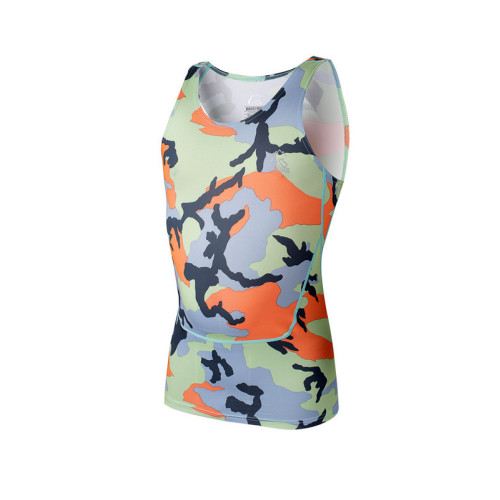 New style fashion custom compression gym wear vest for men