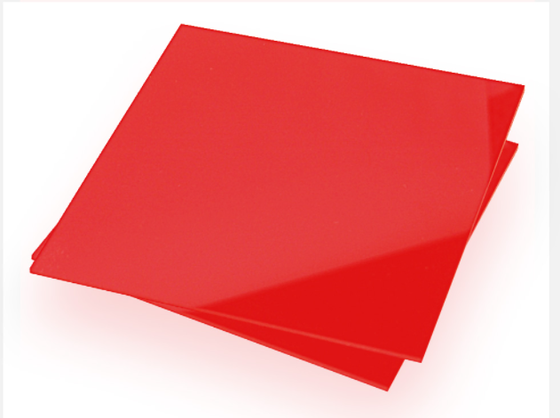 Warm Red Mirror Acrylic Plexiglass sheet
