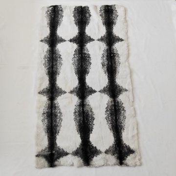 Hot Selling Products Custom Design Printed Rabbit Fur skin Plate for Garment