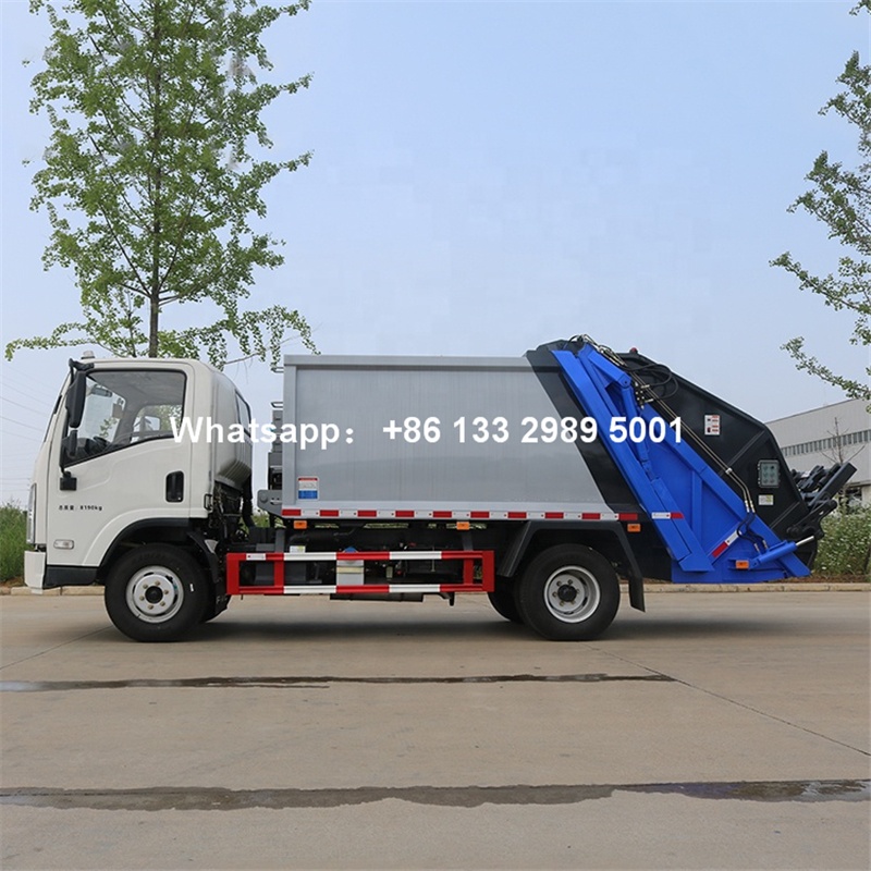 Faw 5tons Loading Waste Compactor Truck Mini Garbage Vehicle In Qatar, High Quality Faw 5tons