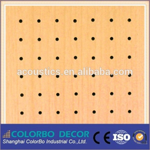 Wood Grain Aluminum Grooved Acoustic Panel