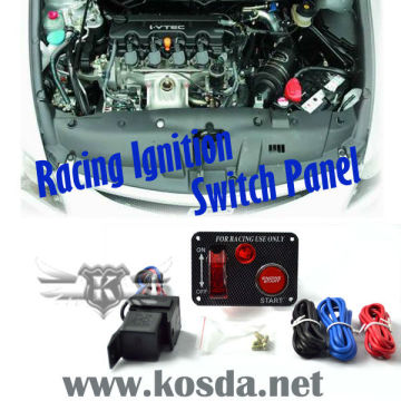 Racing Ignition Switch Panel Engine Start Button
