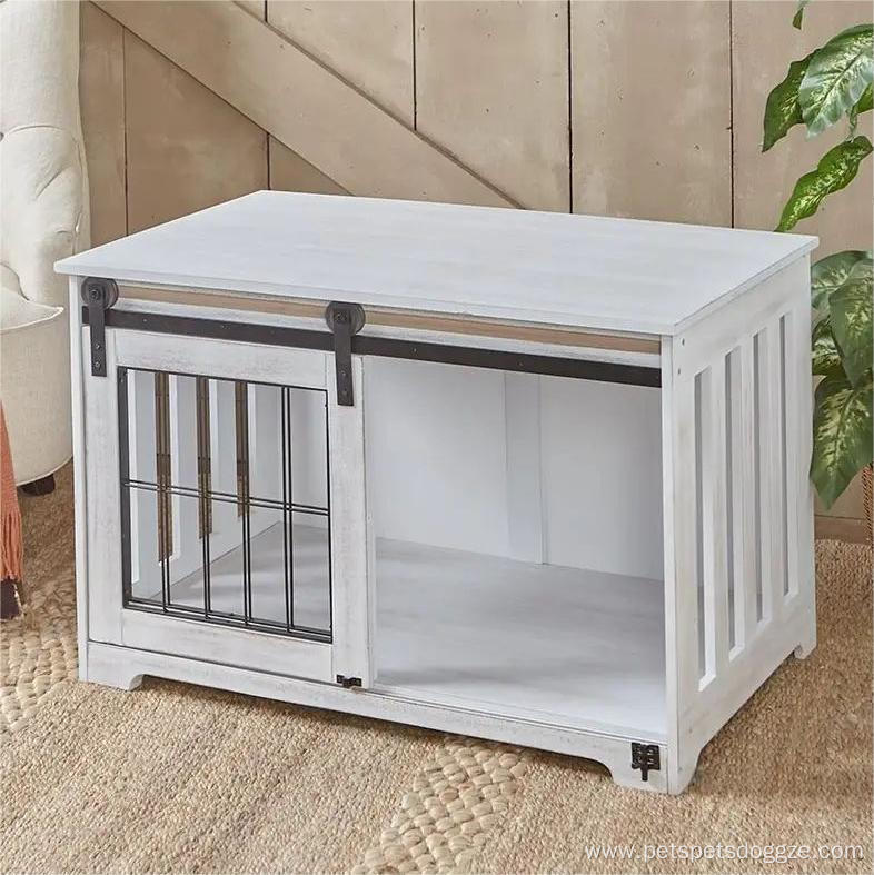 Pet Cage Furniture Style Wood House Indoor Kennel