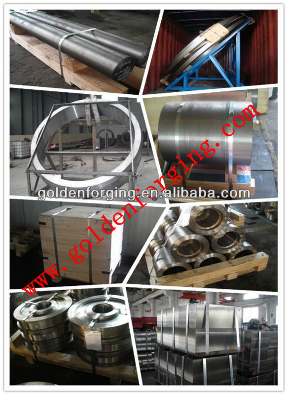 Forged steel crankshaft for kubota