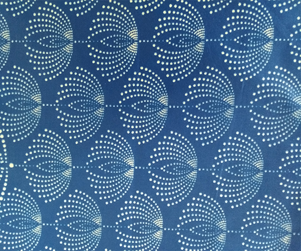 Pure Blue Wax Prints Fabric