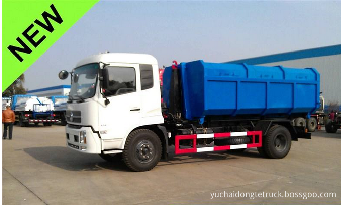 Dongfeng 10Ton hooklift garbage truck