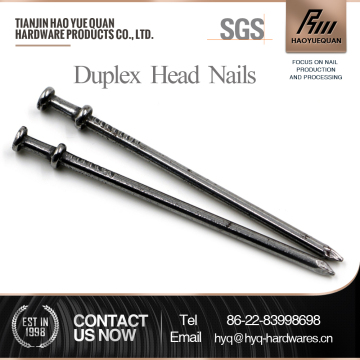 Sharp Diamond Point nail with two heads with good quality