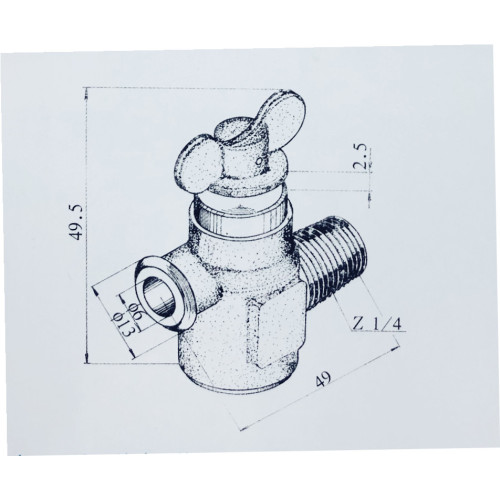 วาล์ว shut-off RSF-1 สำหรับเครื่องบิน