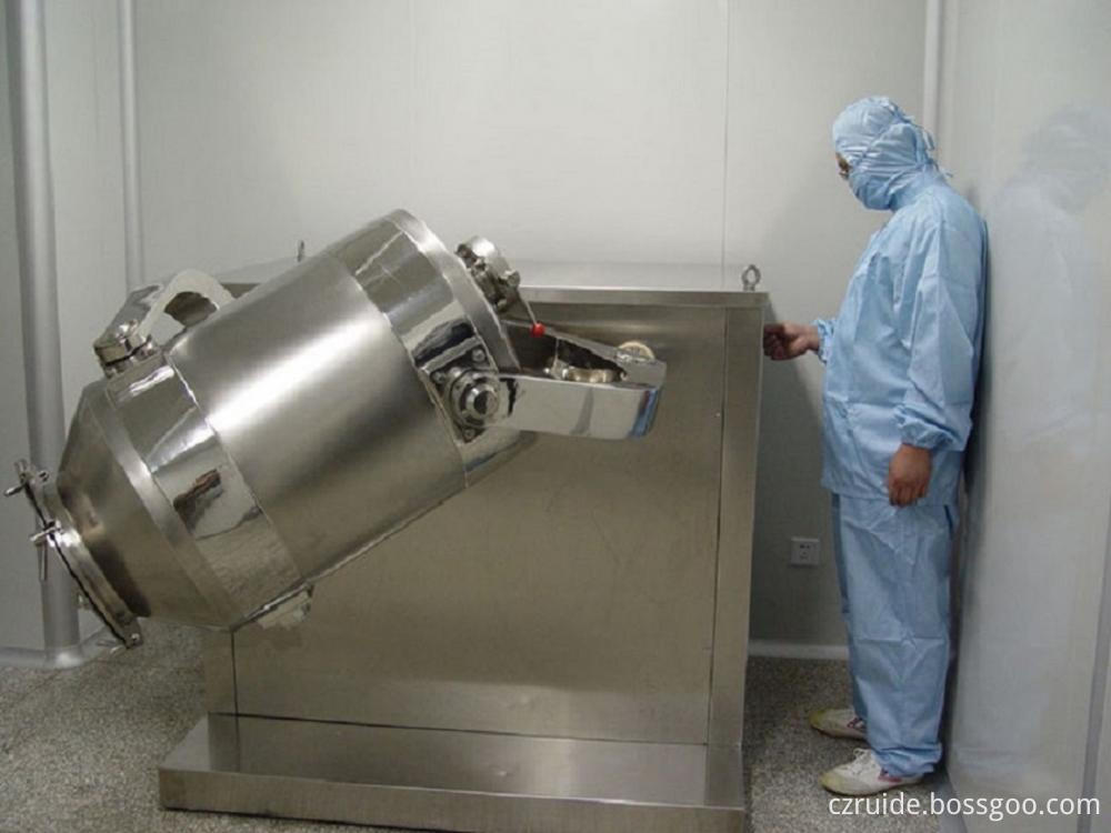 Multi-Direction Powder Mixer Machine for Pharmaceutical Industry