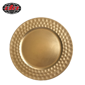 Diamond Pattern Plastic Plate with Metallic Finish