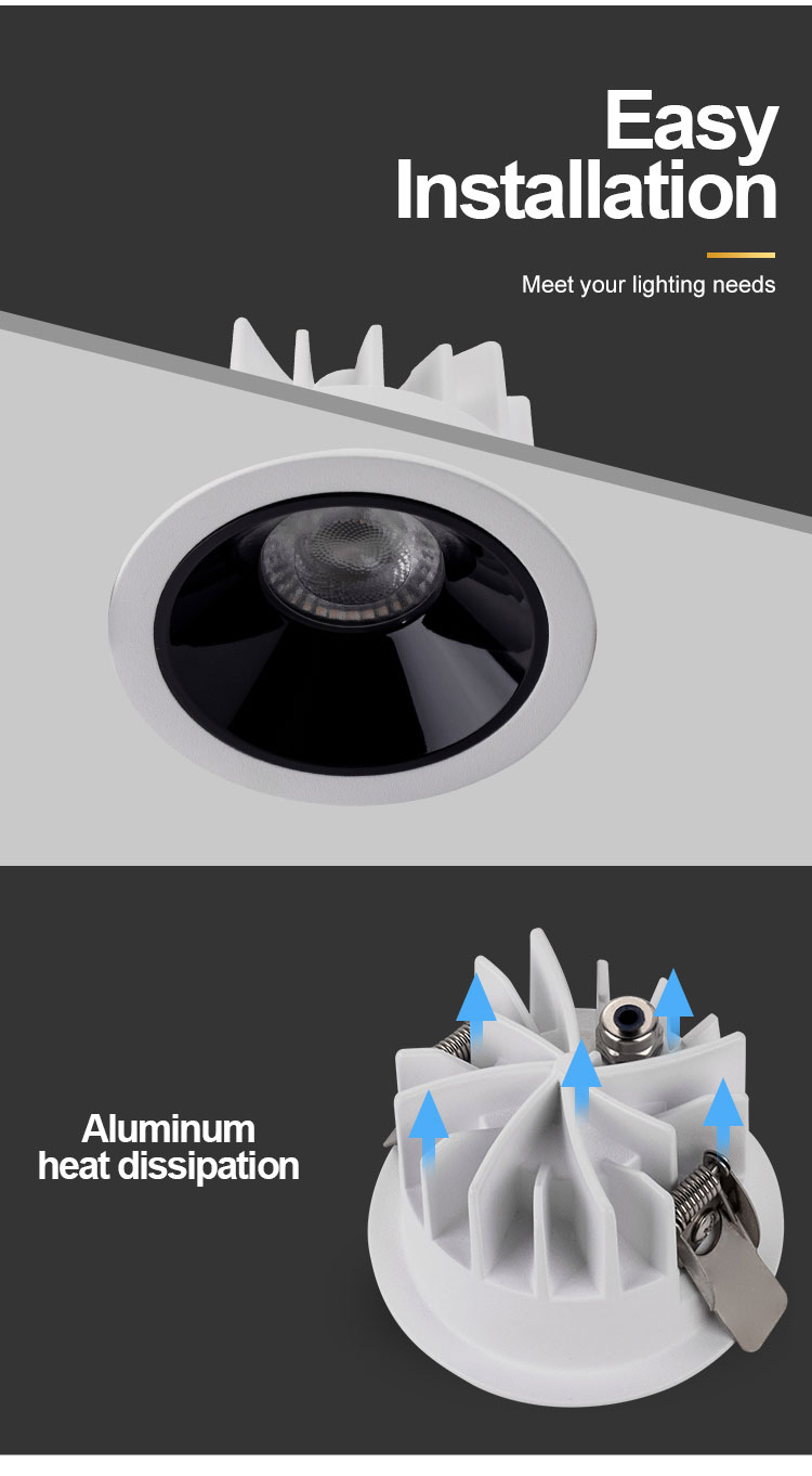 Aluminum Led Downlight For Synno Lighting