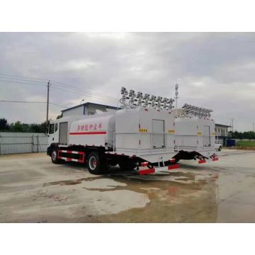 Dongfeng 4x2 blasting dust press truck