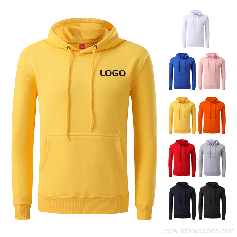 Spring Autumn Unisex Sweatshirt Custom Brand Pullover Hooded