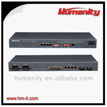 Humanity 4*E1 High Quality E1 Mux Optical Modem,leased 4E1