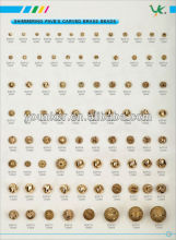 METAL SHIMMERING PAVE'S CARVED BRASS BEADS