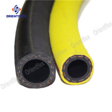 Black jackhammer wrapped air hose assembly