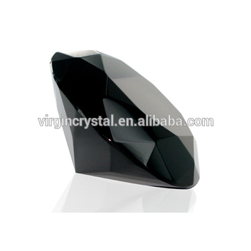 Black K9 Optical Crystal Diamond With Personalized Logo Engraved For Wedding Favors