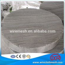 Ss304 metal wire gauze tower corrugated packing