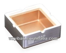 metal square cigarette ashtray YB-126B for promotion gift, smoking accessory