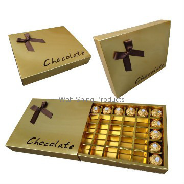 Chocolate packaging box for chocolate in dongguan